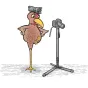Varizoom CHICKENFOOT101 anglies pluošto monopodas su 3-kryptimi fotografijos galva, su sulankstomu vištgalvio pagrindu, lengvas ir universali fotografavimui.