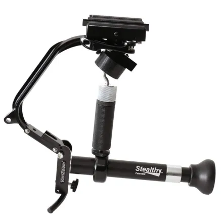 VariZoom Stealthy Pro - Multi-purpose camera stabilizer with 6-bearing gimbal