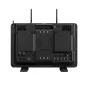 Atomos Sumo PRO 19 19 colų 4K HDR monitoriaus, įrašymo ir perjungimo įrenginio nugarinė pusė su dvigubomis antenomis ir 12G-SDI, HDMI, XLR jungtimis