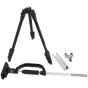 Varizoom VZ-CROSSFIRE-FP stabilizatorius su skystu gimbalu, svorio kompensacija ir nuimamu tripodo kojų kameroms iki 4 kg