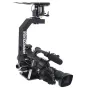 VariZoom VZ-SNAPCRANE12-100 4 metrų ilgio motorizuotas kameros kranas šlaunis, sumontuotas ant tvirto stovų su VZ-MC100 pan/tilt galva profesionaliam kino filmavimui