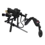 Varizoom VZ-ZGRIG DSLR šoninis rėmas su šoką sugeriančiu podu, reguliuojamu svorio kompensatoriumi ir įmontuota DSLR kamera stabiliai filmavimui