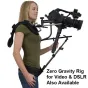 Varizoom VZ-ZGRIG DSLR petiesė su šokų absorbavimo padu, skirta lygiai rankinei vaizdo filmavimui, reguliuojama komfortui ir pusiausvyrai, naudojama su kamera ant dešiniojo peties