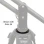 VariZoom VZBR10075 adapterinis žiedas, skirtas Solo Jib 75mm stovyklės galvos montavimui ant 100mm pagrindo - patikimas perėjimo adapteris