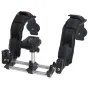 Varizoom CineRig modulinė peties pagalvė su dvigubu priešsvoriu, reguliuojamais diržais ir nuimamais svoriais DSLR ir HD kamerų stabilizavimui