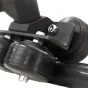 VariZoom CineTrac artikuliuota dolio fiksavimo mechanizmas 1,5 colio bėgiais su reguliuojamu varžtu ir guminiais padėkliukais saugiam kameros judėjimui