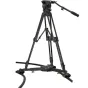 Varizoom VZCINETRACMASTER dolly komplektas su FH100 skystąja galva, TC-100A statyvu ir lanks takelis sklandžiam kameros judesiui