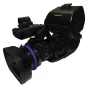 Varizoom VZDGU universalus 32DP užspaudžiamas pavaros adapteris profesionaliems vaizdo objektyvams, šoninis vaizdas su saugiu užtvirtinimu ant zoom objektyvo