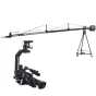 VariZoom VZSNAPCRANE16-100 5,3 metro profesionalus kameros kranas su MC100 nuotoline galva, stovu ir vežimu – pilnas komplekto surinkimo vaizdas