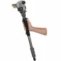 Varizoom VZSTEALTHPOD teleskopinis monopodas su greito atleidimo plokšte, visiškai išskleistas, užtikrinantis DSLR ir HD kameros stabilumą