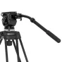 Varizoom VZTK75A-HANDLE pakeičiamasis rankena TK75A stabilizatoriui su ergonominiu sukimu ir elastiniu kabeliu, skirtu sklandžiam panoraminiam valdymui