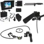 Varizoom VZUSPG-EXHD profesionalus nuotolinis valdymo komplektas su pistoletinio tipo zoom kontroliu, rankiniu fokusavimo įrenginiu, HD monitoriumi ir visais priedais Sony kameroms – pilnas komplektas su kabeliais ir nešiojamuoj