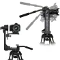 VariZoom VZZGFB Zero Gravity pan tilt galva su kamera, rodanti 360 laipsnių sklandų paniravimą ir pakėlimą profesionaliam vaizdo įrangai iki 15 svarų