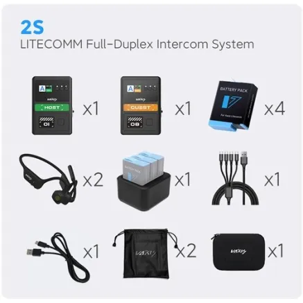 Vaxis LITECOMM Full-Duplex Intercom System 2S