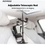 Movmax reguliuojamas teleskopinis strypas 75-125 cm automobilio POV filmavimui su dviem kamerų tvirtinimais