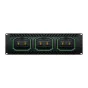 Blackmagic Design Media Dock Ultra priekis su trim tuščiais BMM2 modulių slotais, skirtais greitam 100G Ethernet medijos bendradarbiavimui