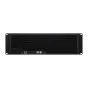 Blackmagic Design Media Dock Ultra galinė pusė su dvigubais 100G Ethernet portais, HDMI/SDI stebėjimo išvestimis ir rack-mount dizainu greitam medijų bendradarbiavimui
