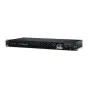 Blackmagic Design SDI Expander 8x12G priekis su aktyviu vaizdo stebėjimu LCD ekrane, turintis 8 abipusius 12G-SDI jungtis SMPTE-2110 IP sistemoms