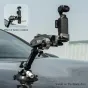 Vaxis MOVMAX Blade Arm Hoop Connector su DJI Osmo Pocket 3 – saugus aliumininis užraktas su pirštinele fiksuojamu užraktu stabiliam automobilio montuojamoms gimbal filmavimams, pritvirtintas prie automobilio stogo su kameros įra