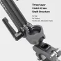 Vaxis MOVMAX Blade Arm tvirtinimo su rutulio galva veiksmingoms kameroms, su trysluoksniu santykliu tvirtam tvirtinimui ant 2.3-3.2 cm skersmens vamzdžių ir lanksčiais 360° panoramavimo/90° pasvirimo reguliavimais.