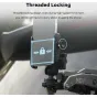 Vaxis Movmax Blade Arm telefonų laikytuvas su siūliniu užrakintu tvirtinimu, saugiai laikantis telefoną, su 1/4-20 rutulio galva ir silikono pagalvėlėmis, tinkamas naudoti automobilyje.