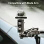 Vaxis MOVMAX vandeniui atsparus DJI Osmo Pocket 3 kameros apvalkalas suderinamas su Blade Arm, su skaidriu aliuminio korpusu ir L-formos stabilizuojantis karkasas patikimai apsaugai nuo oro sąlygų