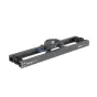 Profesinis MOVMAX Slider Elite 35 colių kamerų slidė su 100 mm lėkštės montuote fluidinėms galvoms, su aliuminio bėgiais, triukšmo nesukeliančiu slankikliu ir dviem 5/8 colio stovų adapteriais