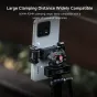 Vaxis Movmax universalus šarvinis galvos telefonų laikiklis su 60-92 mm užspaudimo diapazonu, pritvirtintas prie stativo su 360° panoraminiais ir pasvirimo reguliavimais, idealus profesionaliam telefonų vaizdo įrašymui
