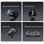 Movmax VND2-32 magnetinių filtrų rinkinys su stipriu magnetiniu tvirtinimu DJI Osmo Pocket 3 kamerai, demonstruojantis greitą ir patikimą objektyvo montavimą.