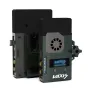 Vaxis STORM 1000S bevilkio video transliacijos komplektas su vienu siųstuvu ir dviem imtuvais, su HDMI ir 3G-SDI įėjimais/išėjimais, LCD ekranais ir V-mount suderinamumu profesionaliam transliavimui ir filmų kūrimui