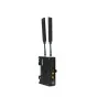 Vaxis STORM 3000 DG TX bežadinis vaizdo transliuotojas su dvigubomis Gold montavimo baterijų plokštėmis, 5 GHz šakotėmis antenomis ir OLED ekranu, skirtu 1080p60 vaizdo transliacijai be vėlavimo iki 3000 pėdų atstumo