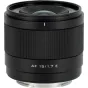 Viltrox AF 15mm f/1.7 E objektyvas Sony E-mount kameroms - greitas ultraplatis f/1.7 atvėrimu ir STM autofokusu turintis objektyvas