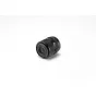 Viltrox AF 55mm f/1.8 FE objektyvas Sony E-mount kameroms, kompaktiškas juodas korpusas su STM autofokusu, 9 lapų diafragma, šoninis vaizdas