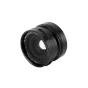 Viltrox XCL-X100VI plačiakampio konvertavimo objektyvas Fujifilm X100, kompaktiškas juodas dizainas su 49 mm filtrų siūle ir grublėtu laikikliu