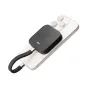 Wise 1TB i4 mobilusis SSD, prijungtas prie išmaniojo telefono per USB-C kabelį, skirtas greitam duomenų perdavimui ir vaizdo įrašymui, su elegantišku, kompaktišku dizainu ir išgraviruotu prekės ženklu 'WISE' ant priekinio pavirš