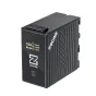 ZGCINE BT-NPF970 L serijos 9600 mAh baterija su OLED ekranu, rodančiu 100% užkrovą, USB-C prievadu ir ventiliacijos angomis profesionaliam video įrenginiui