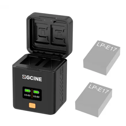 ZGCINE Charging Case for Canon LP-E17 Battery