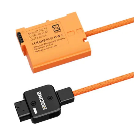 ZGCINE D-Tap to EN-EL15 Dummy Battery Cable