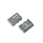 ZGCINE LP-E6P 7,2V 2600mAh Canon kameros baterija - priekinis ir galinis vaizdas su detalizuotomis specifikacijomis