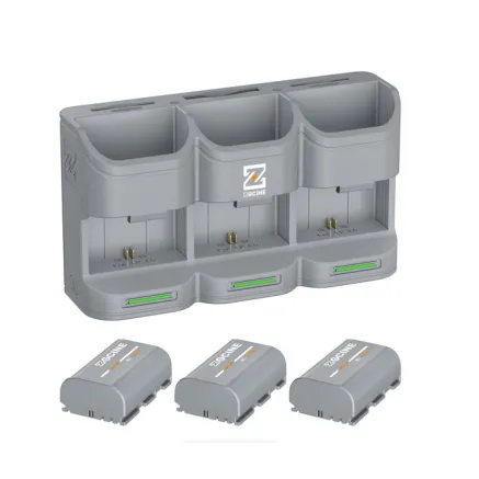 ZGCINE PC3-LPE6P Kit 3 Camera Charging Case