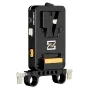 ZGCINE VM-VP3 V-montavimo maitinimo plokštė su USB-C PD ir D-Tap išvestimis, priekis, su vieno mygtuko maitinimo valdymu ir įtrauktu USB-C kabeliu