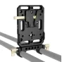 ZGCINE VR-Kit 4 V-Mount plokštė su dvigubu 15 mm strypo užkabintuvu ir daugeliu montavimo taškų kamerų sistemoms