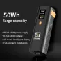 ZGCINE ZG-H50 52Wh didelės talpos baterijos rankena su PD 3.0 100W maitinimu, 14.8V D-Tap išvestimi ir intelektualiu OLED ekranu profesionaliems įrenginiams ir kameroms