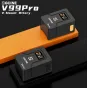 ZGCINE ZG-V99Pro 99Wh 7000mAh V-Mount baterija su išmaniuoju ekranu ir 100W greitu PD įkrovimu, priekinis vaizdas