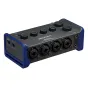 Zoom AMS-44 garso saskarne su 4 XLR/TRS kombinuotais įėjimais, garsio kontrolės ratukais ir išėjimais muzikos įrašymui ir transliacijai