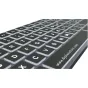 LogicKeyboard Dyslexie TITAN bevielė klaviatūra su Dyslexie šrifto klavišais, ANSI išdėstymu, chiclet dizainu ir modernia metaline apdaila patogesniam rašymui.