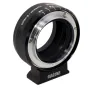 Metabones Contarex į Sony E-mount adaptorius juodas matinis, su preciziškai apdirbtu vario konstrukcija ir chromu apdaila, užtikrinantis idealią objektyvų suderinamumą