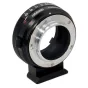 Metabones Contarex į Micro Four Thirds adapteris juodas matinis paviršius, su preciziškai pagaminta vario konstrukcija ir chromo apdaila