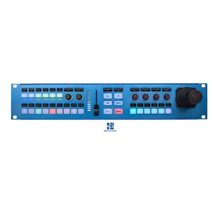 Skaarhoj Rack Fusion Live - Rack-mounted PTZ camera switcher with Hall Effect 