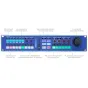 Skaarhoj Rack Fusion Live NKK valdymo panele su Hall Effect joysticku ir Blue Pill apdorojimu – profesionalus įrenginys su NKK mygtukais, OLED ekranais, RGB LED ir moduliniu tiesioginio transliacijos valdymo elementais ATEM, vMi